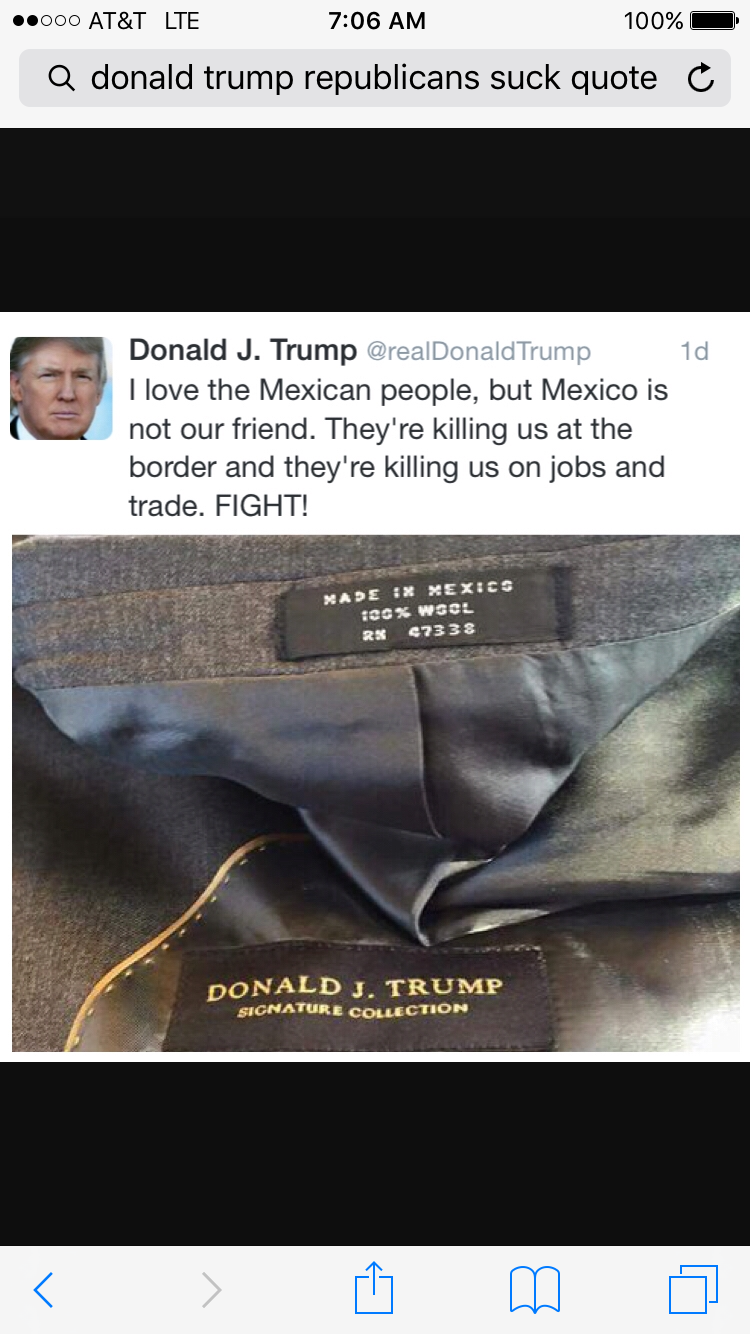 Why Trump Won't be elected