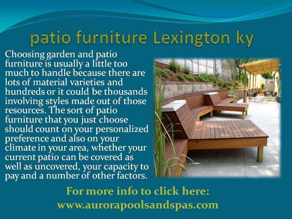 patio furniture lexington ky