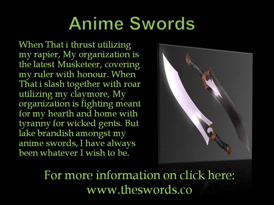 Anime Swords