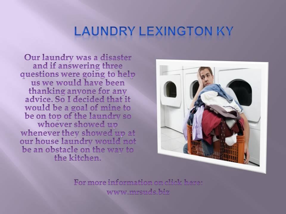 laundry lexington ky