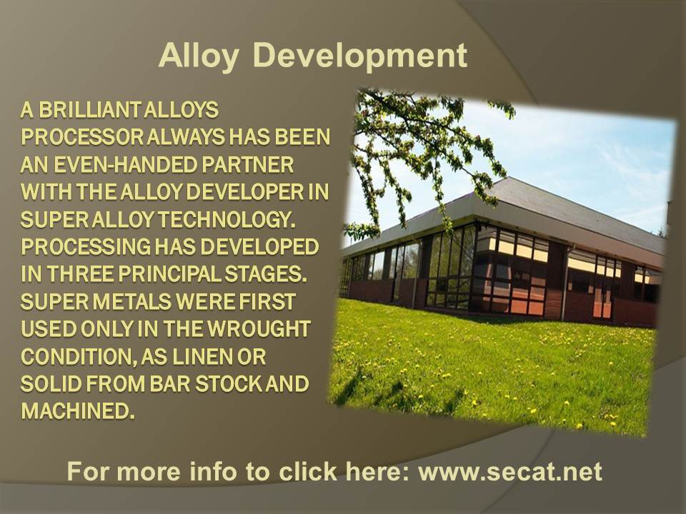 Alloy Development