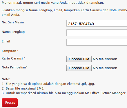 cek garansi 1
