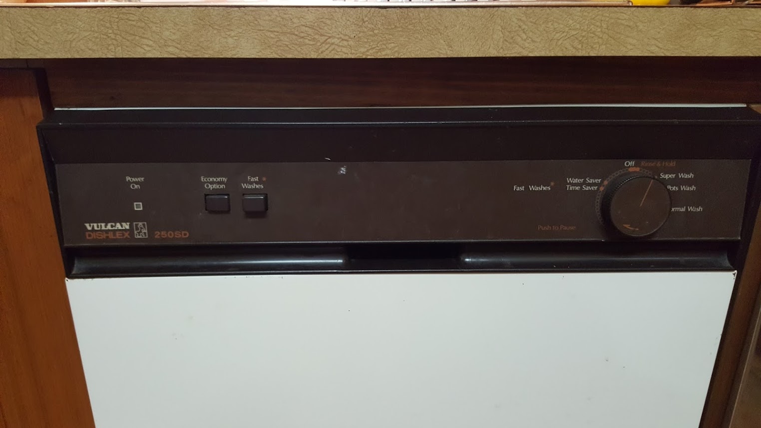 dishlex sd250 front panel