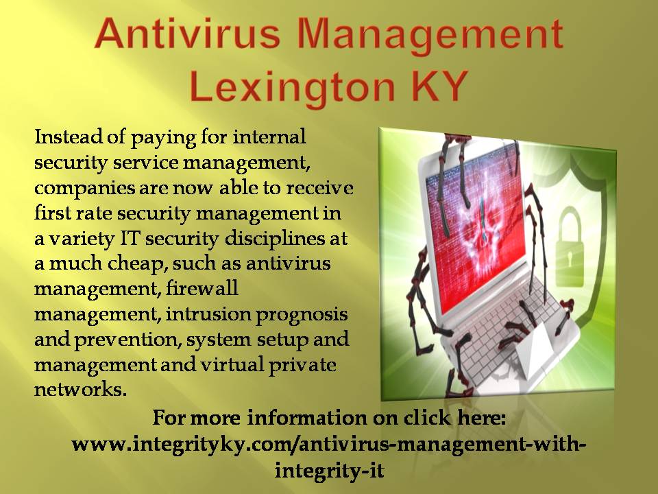 Antivirus management lexington ky