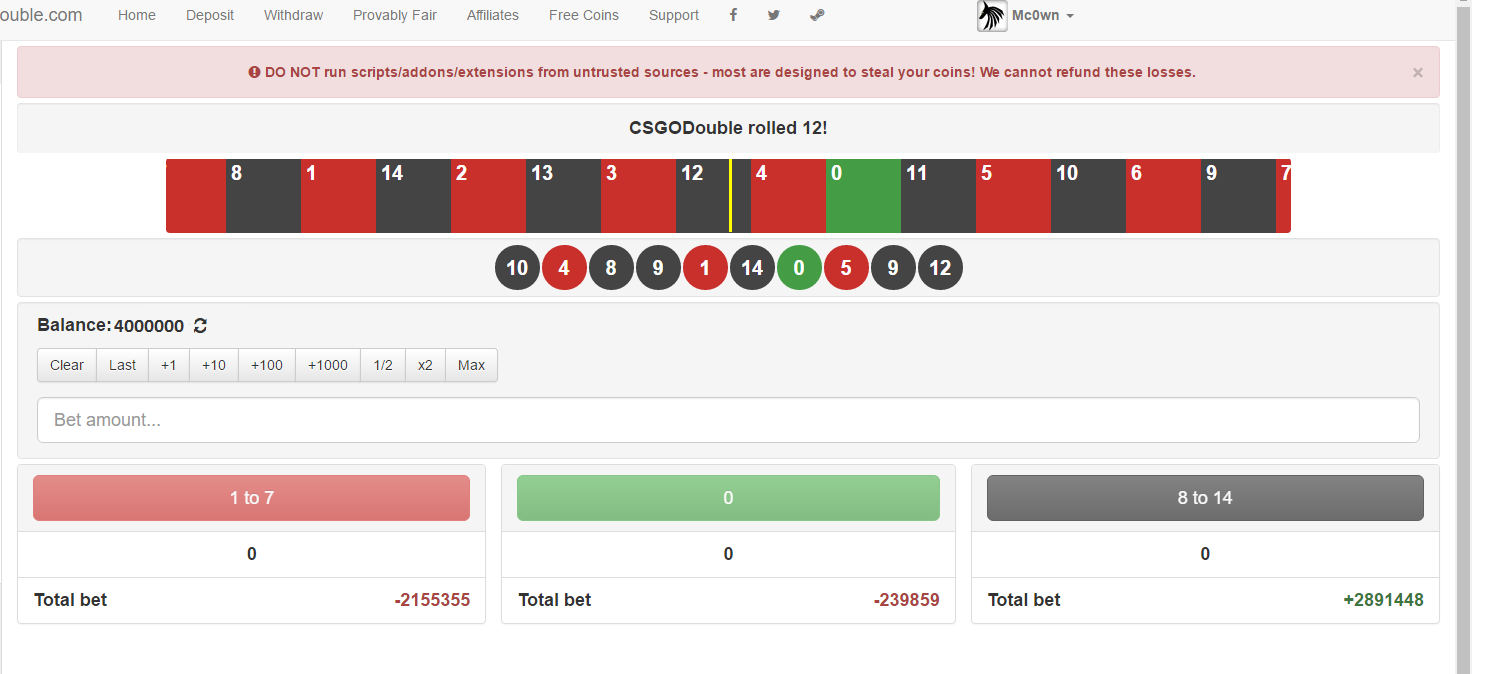 Csgodouble