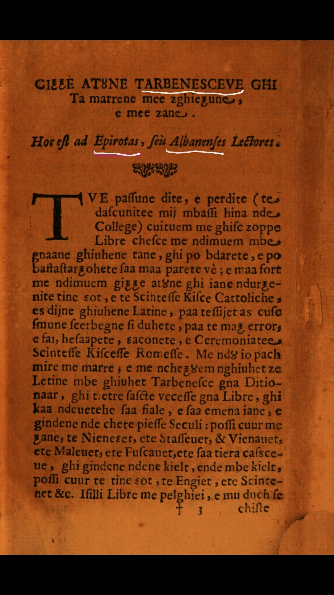Epiroticum Language