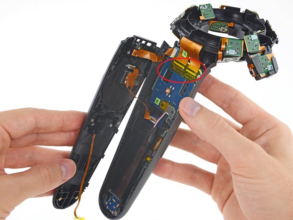 HTC Vive Controller flex circuit connectors