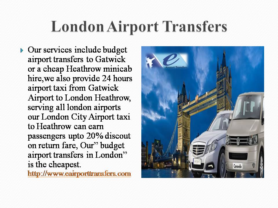 London Airport Transfers