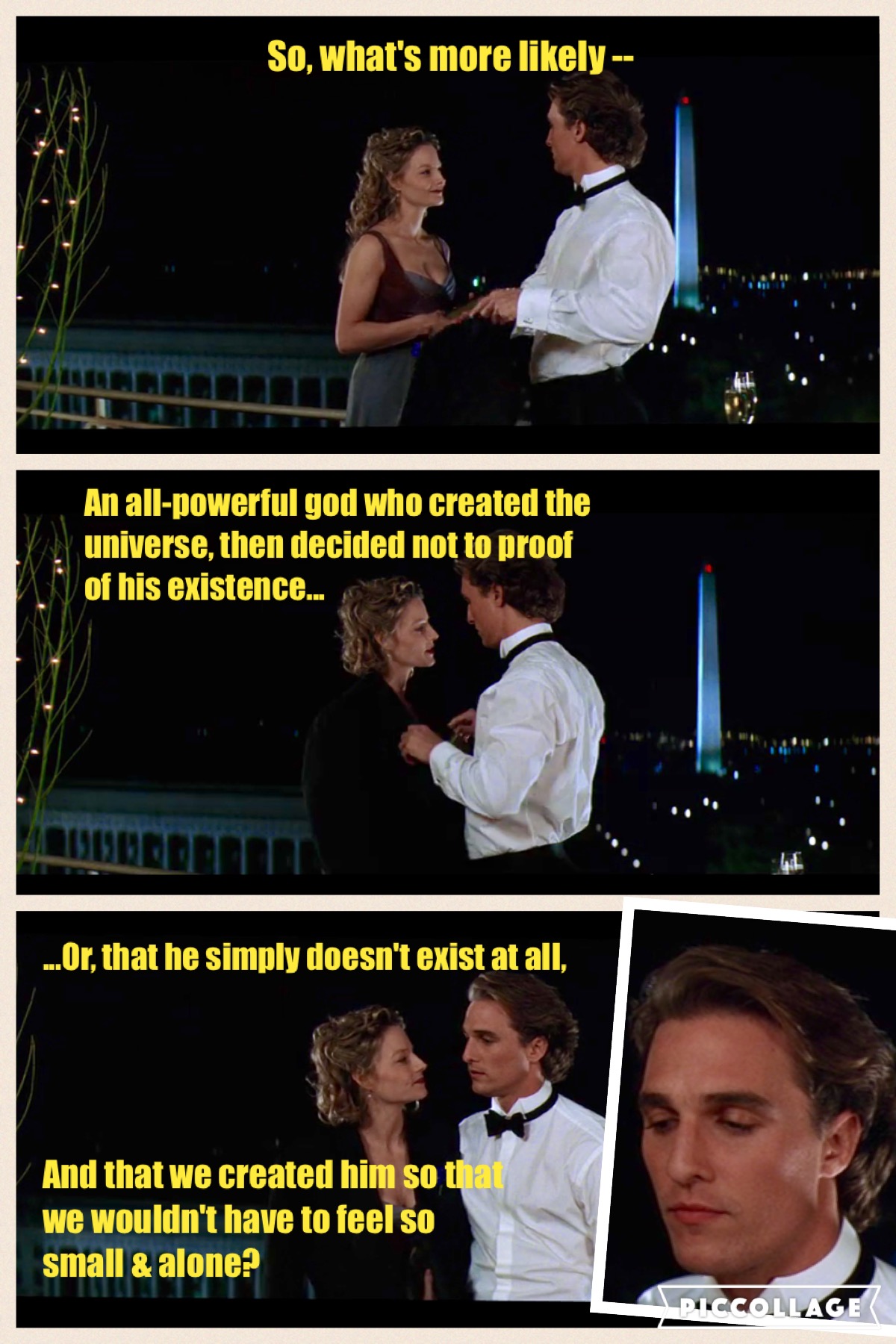 Contact (1997) Balcony Scene