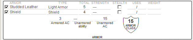 Roll20 shield nor working