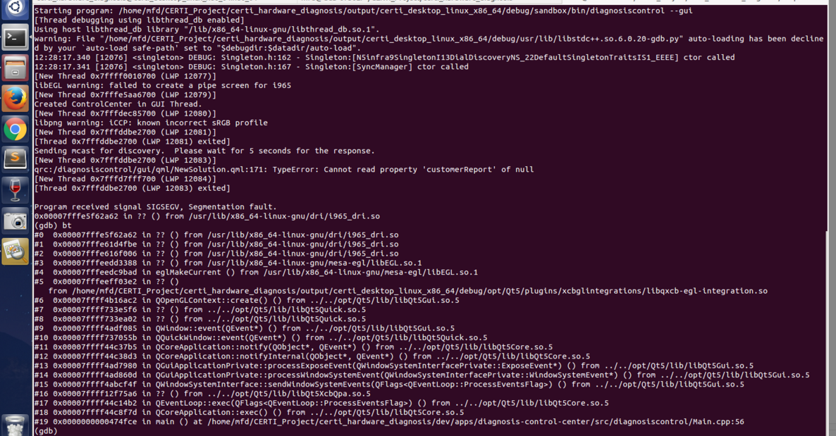 FileDialog crash - Ubuntu 14.04