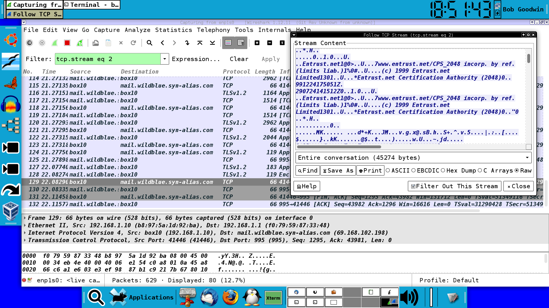 Wireshark Stream
