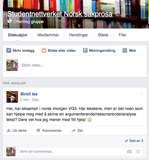 Dere bør vurdere å lese teksten til han her ekstra nøye