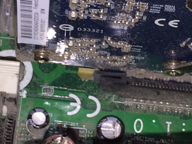Graphics Card Removal Issue