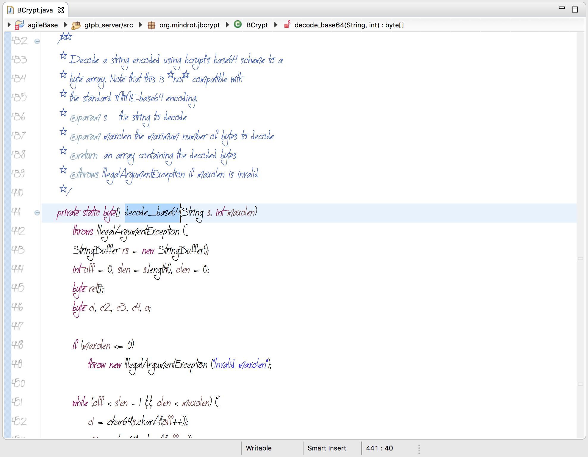 code