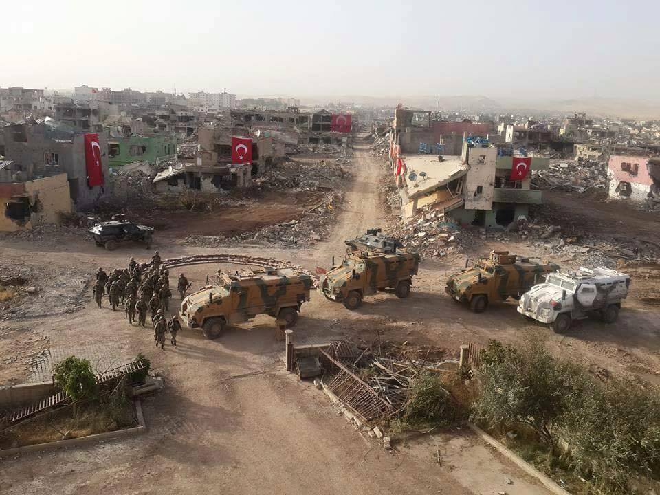 Turkey destroys complete Kurdish city - nato says nothing
