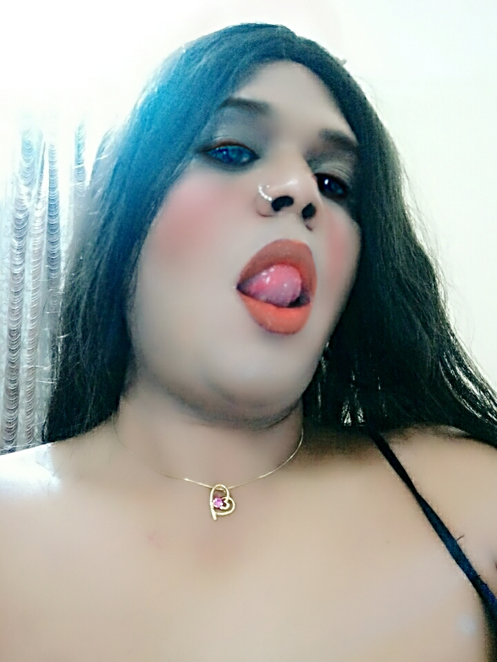 Desi Randi in Blue Bra