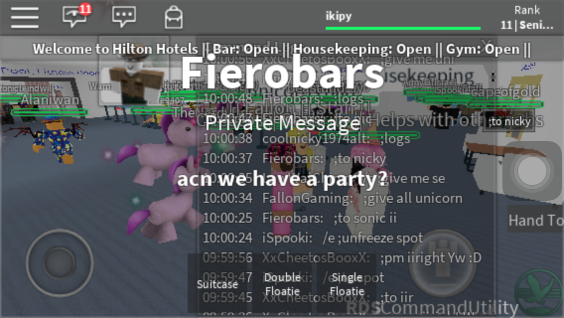 Hilton Admin Abuse