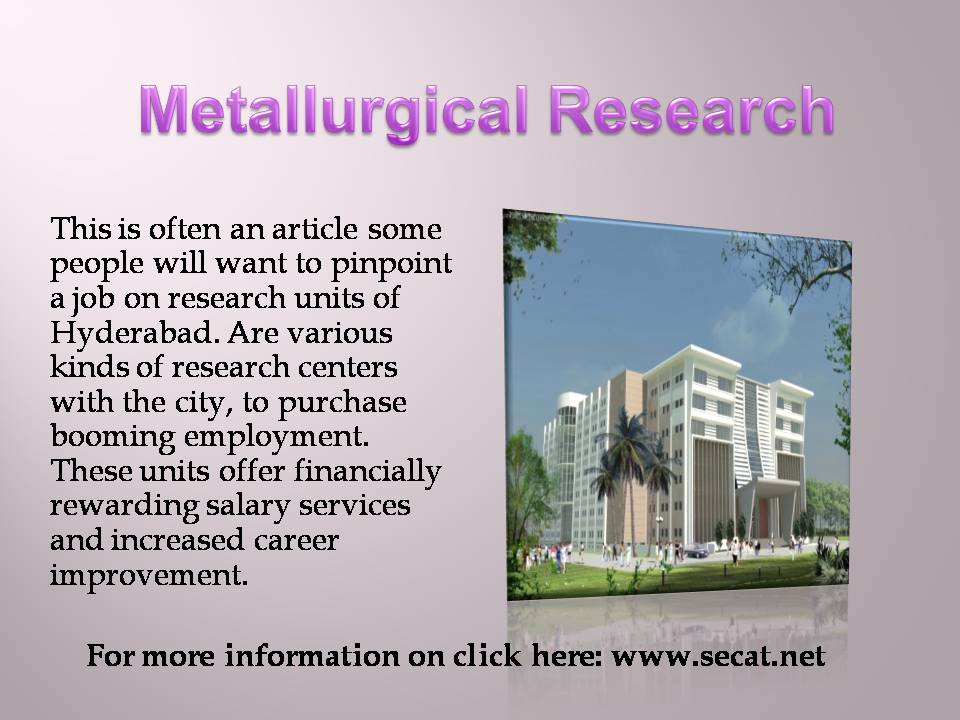 Metallurgical Research