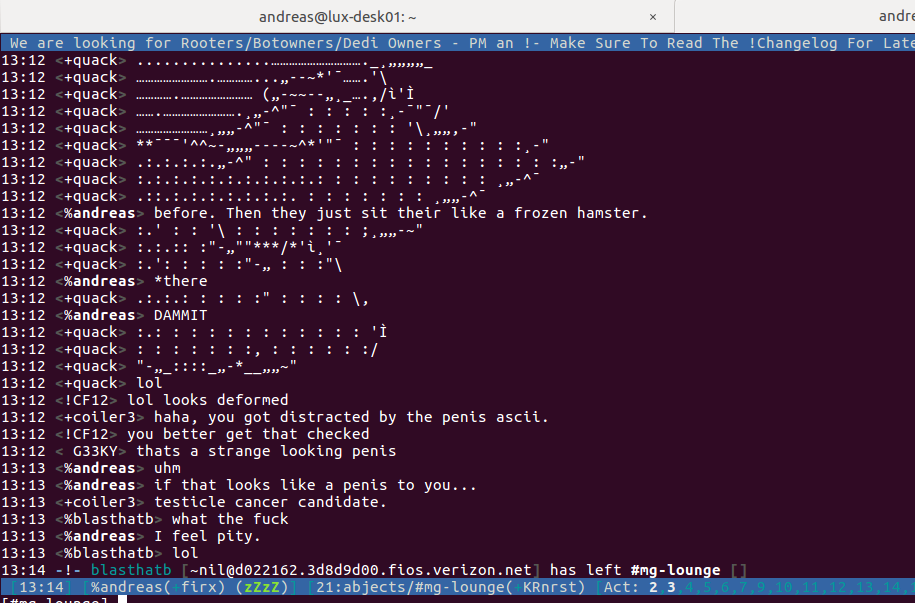 ascii penis?