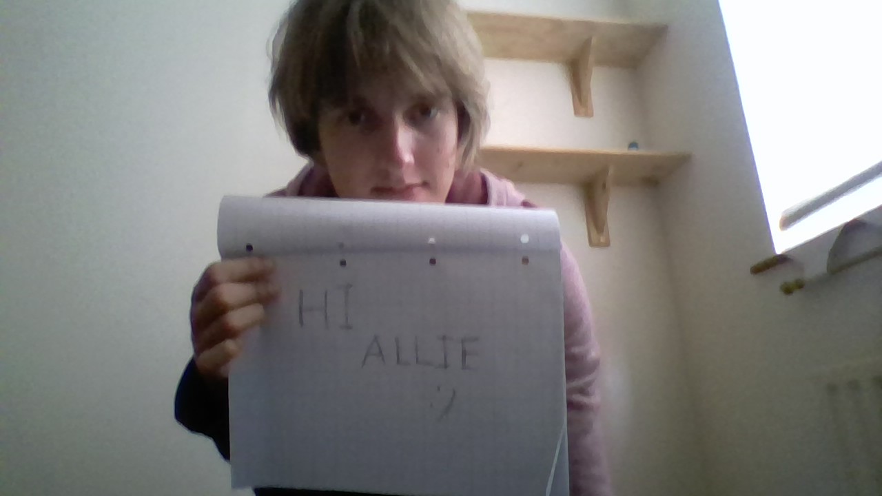 Hi Allie :)
