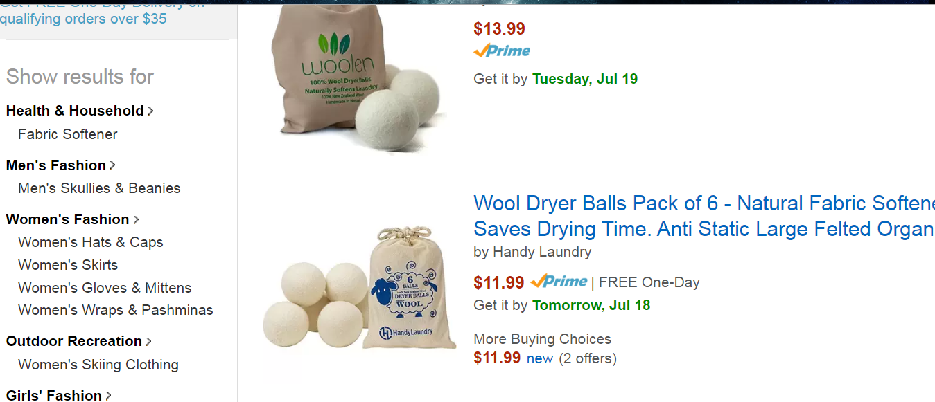 Free 1 day shipping