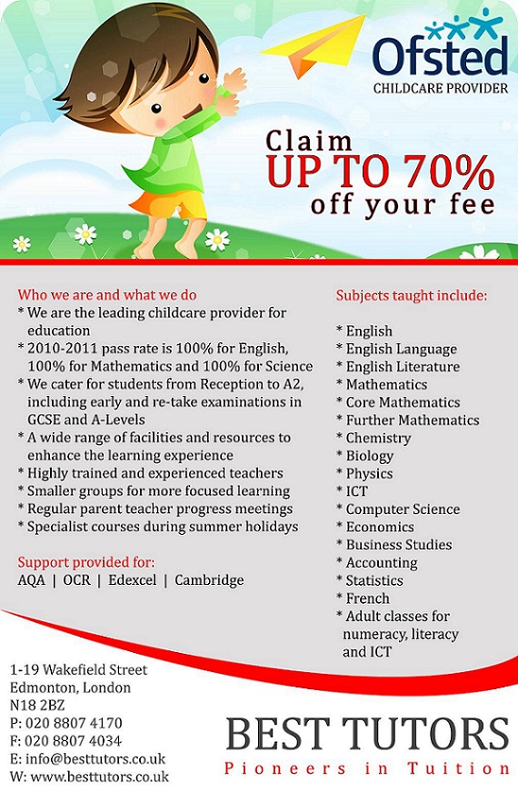 <a href="http://www.besttutors.co.uk">Eleven Plus Tuition In London</a>