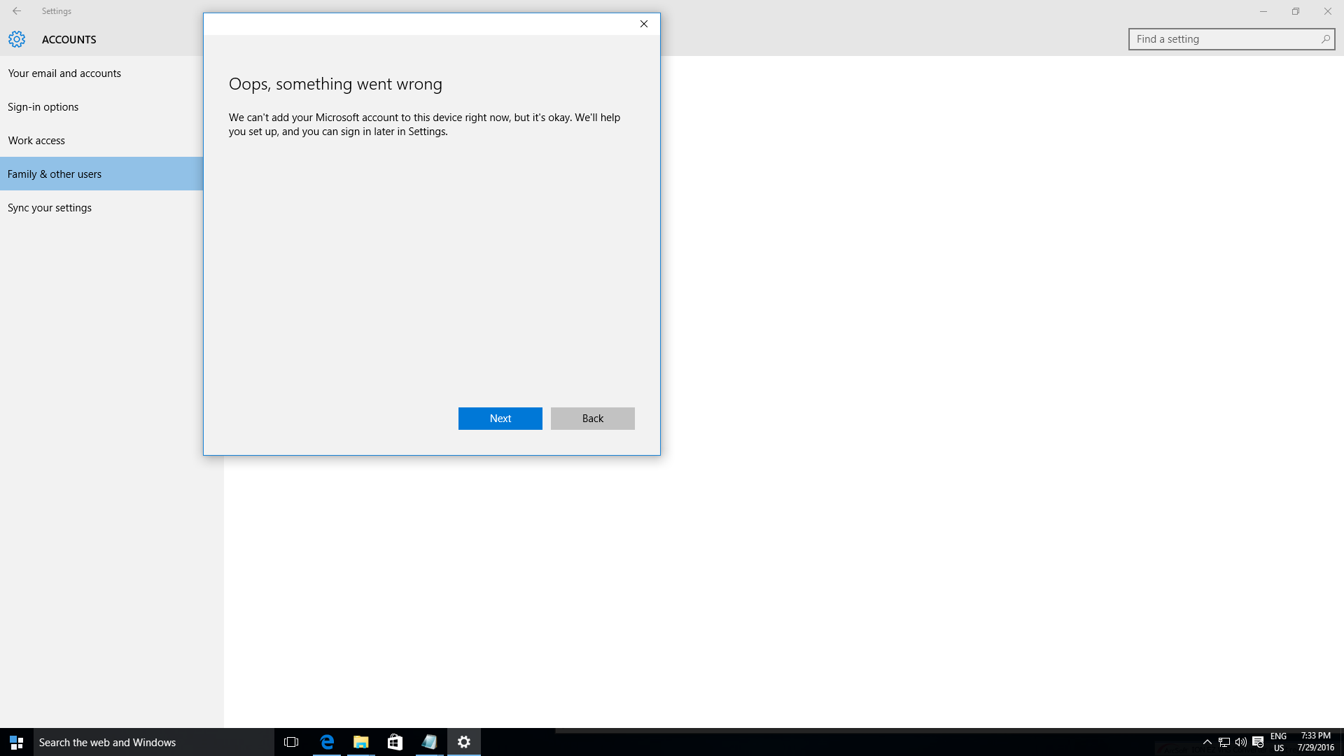microsoft account login