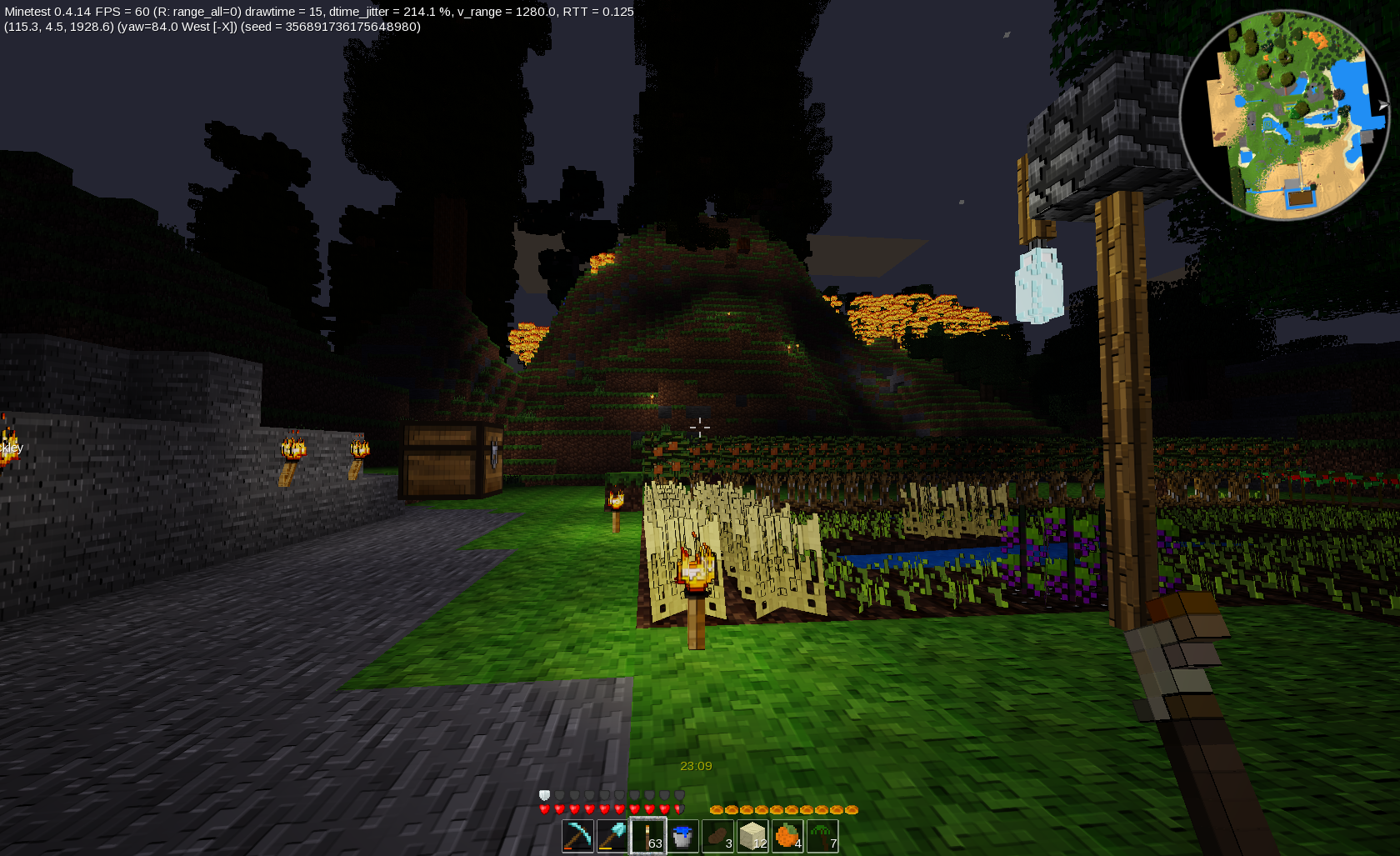 Minetest Scenery and Farm