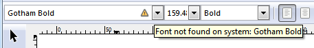 inkscape font error