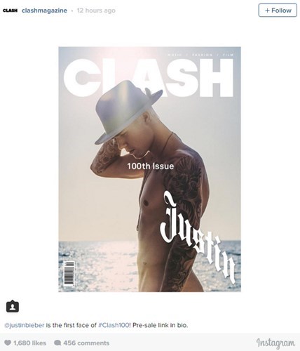 Justin bieber New magazine cover