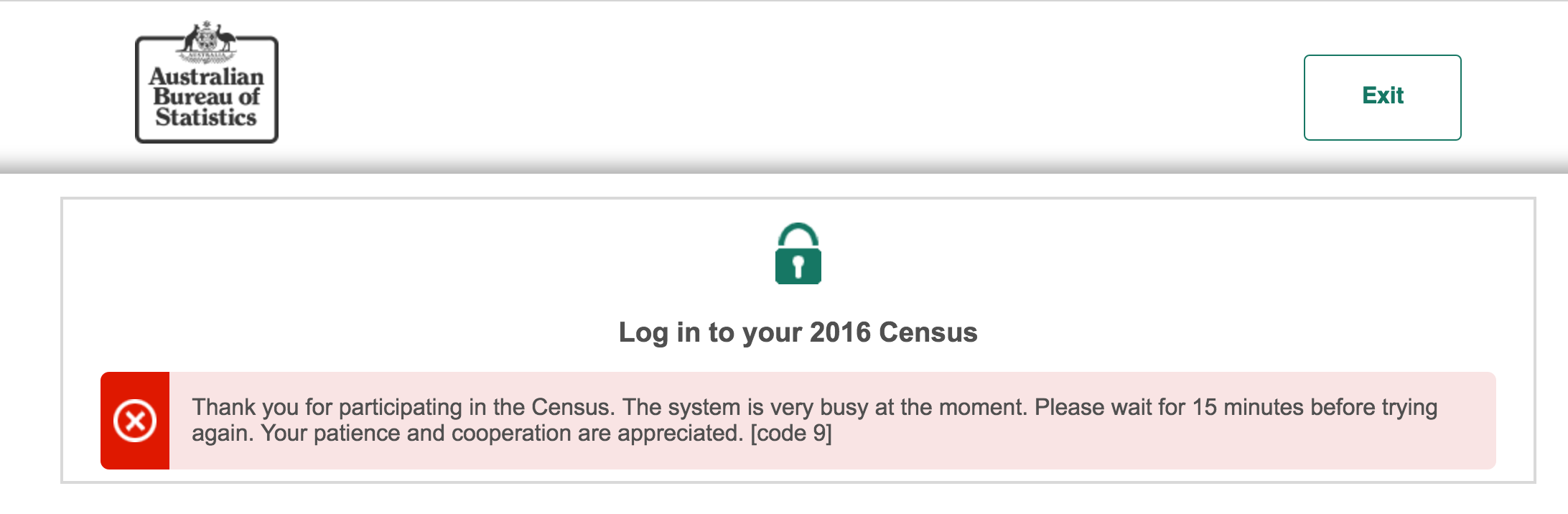 Census Fail