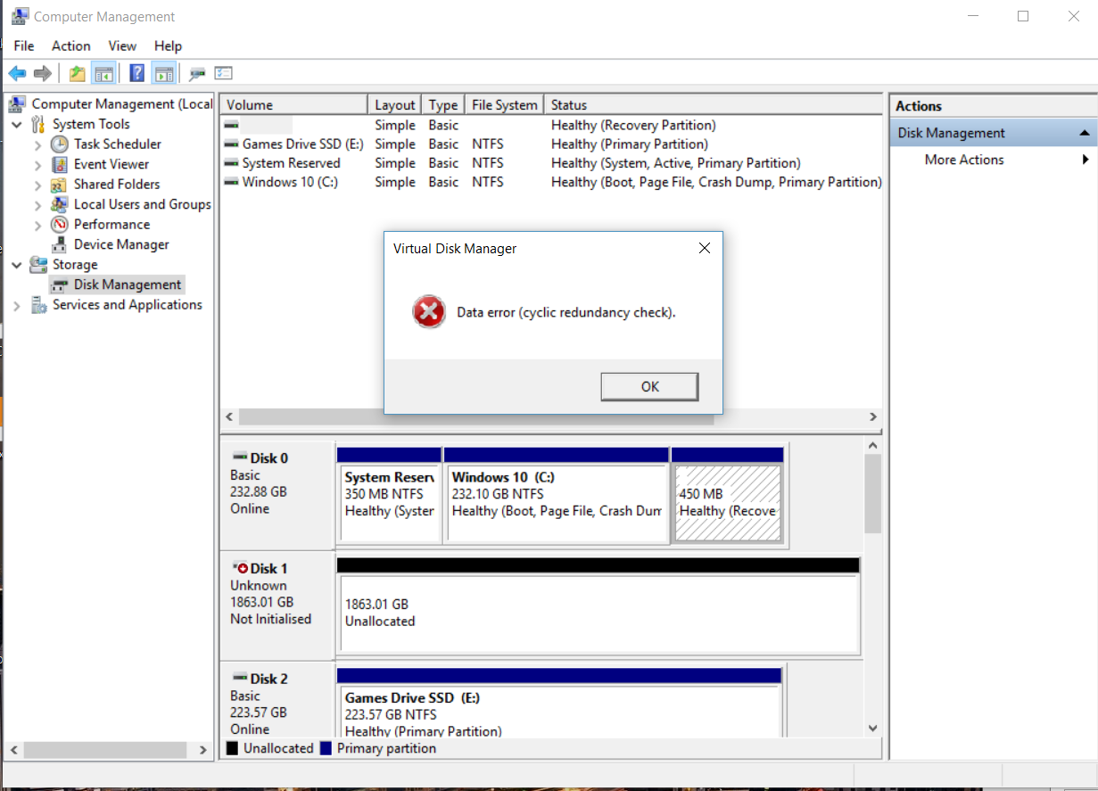 Disk management