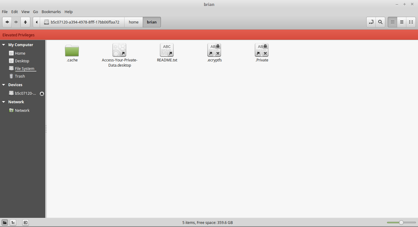 Encrypted Directory