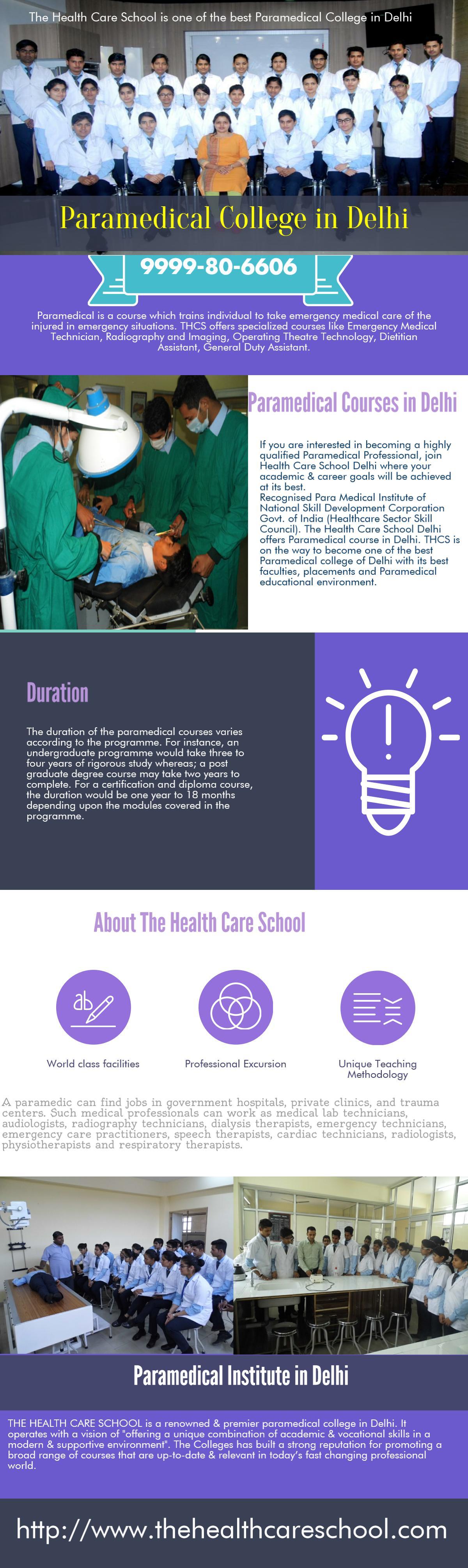 Paramedical Colleges in Delhi