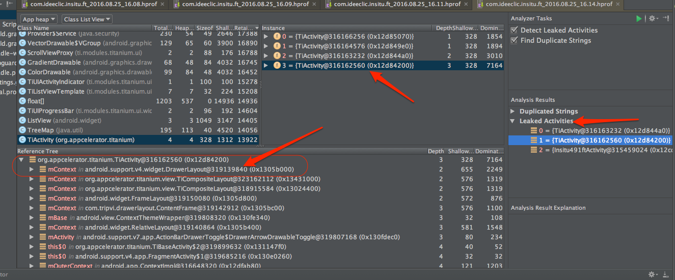 Possible memory leak in Ti.DrawerLayout