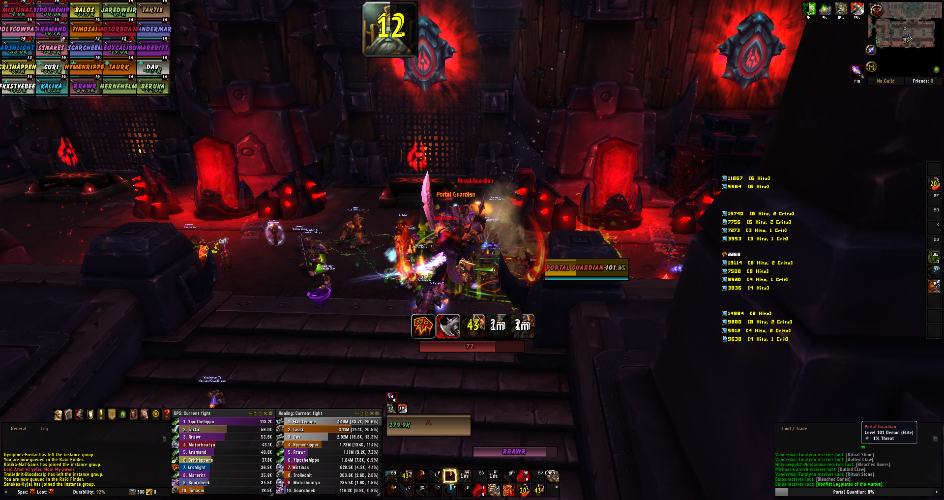 Raid UI
