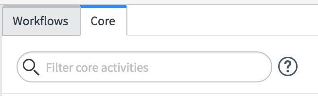 Service-Now Workflow Editor Tabs