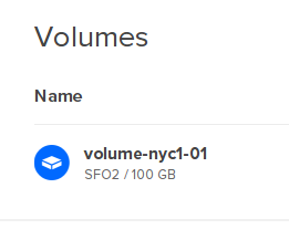 SFO droplet, NYC volume