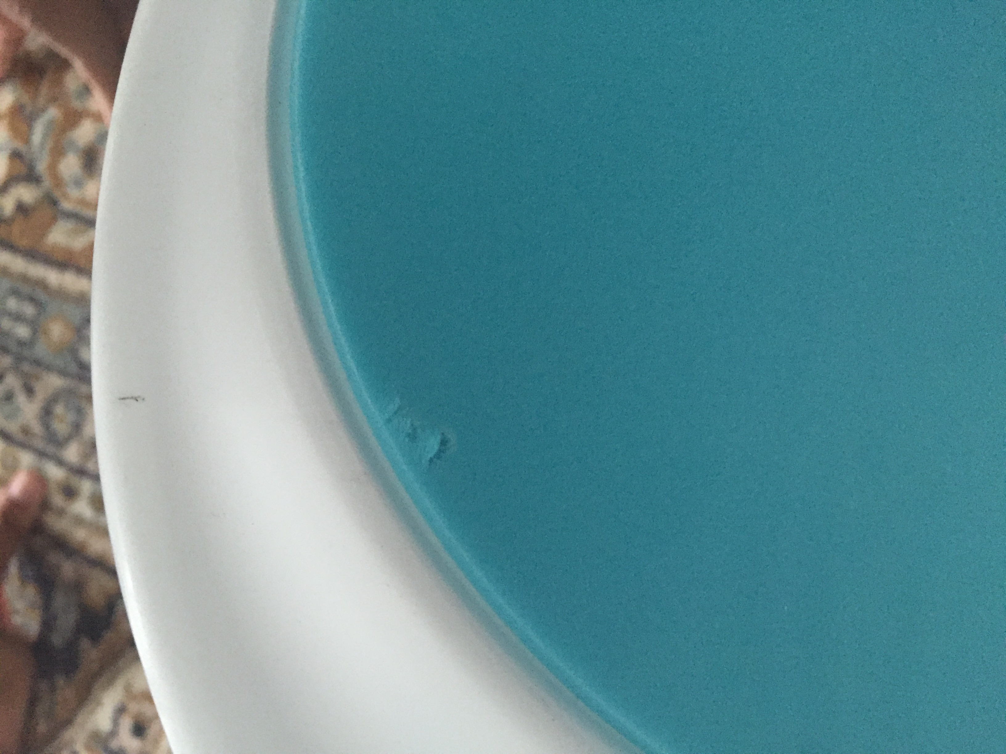Scratches on baby tub