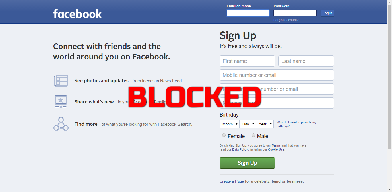 fb block