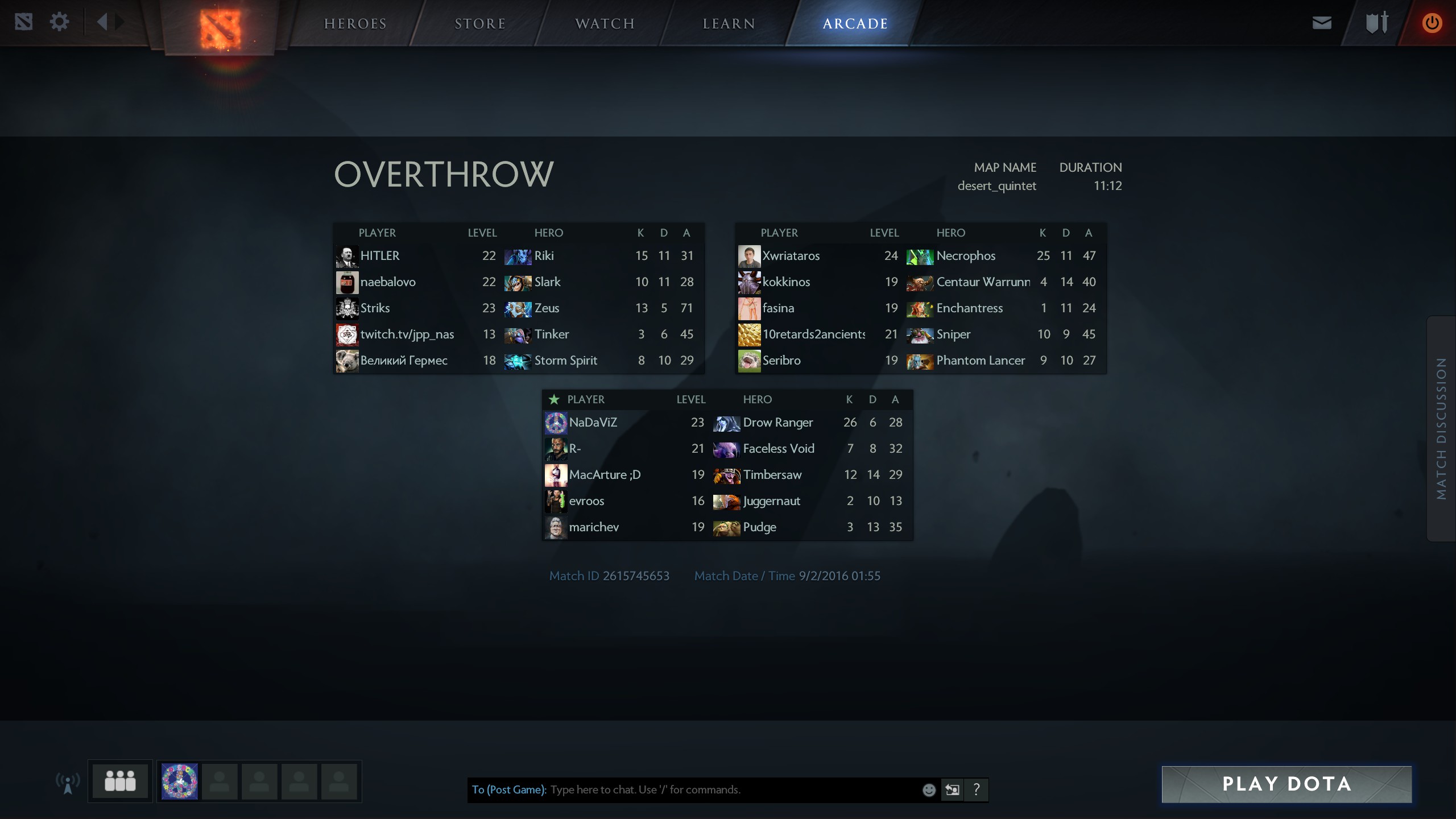 Dota Overthrow