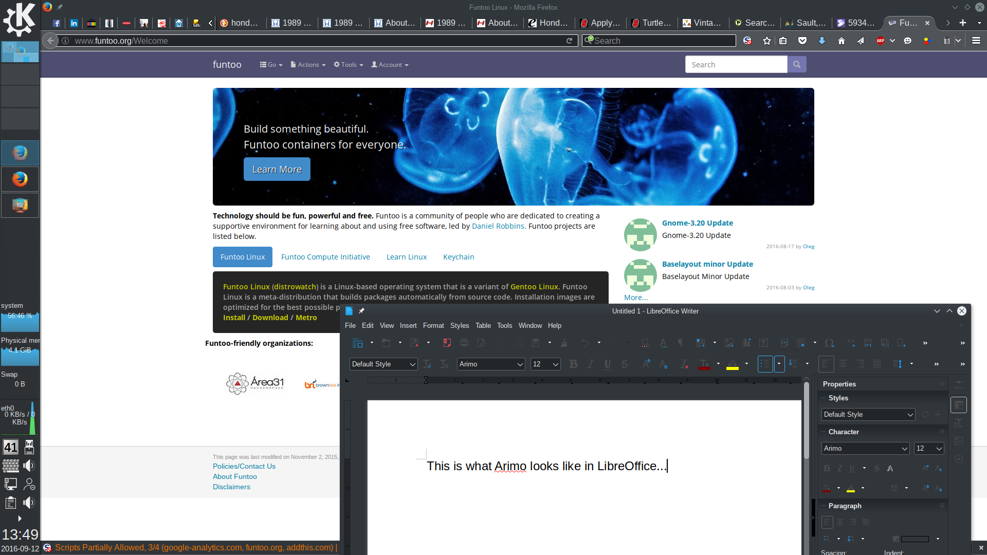 funtoo screenshot