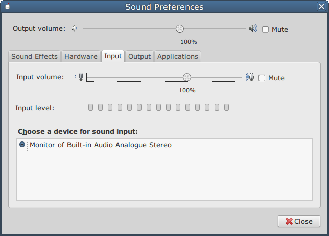 sound prefs