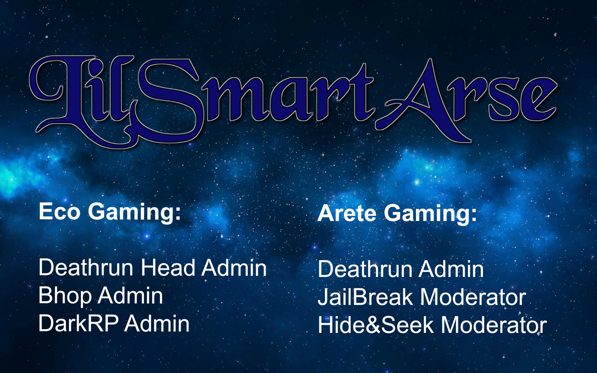 LilSmartArse Ranks