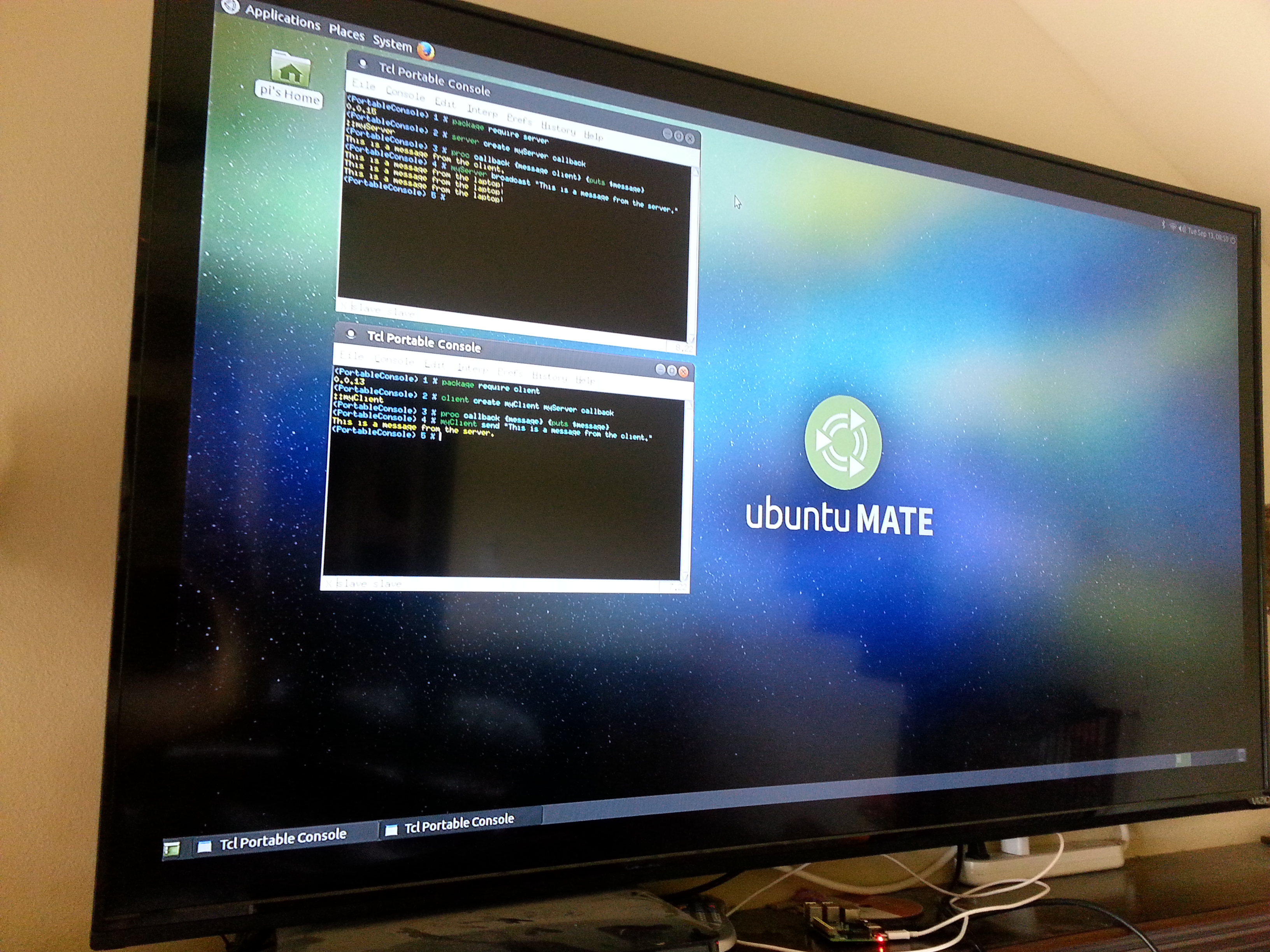 Raspberry Pi Ubuntu Mate Tcl Tk