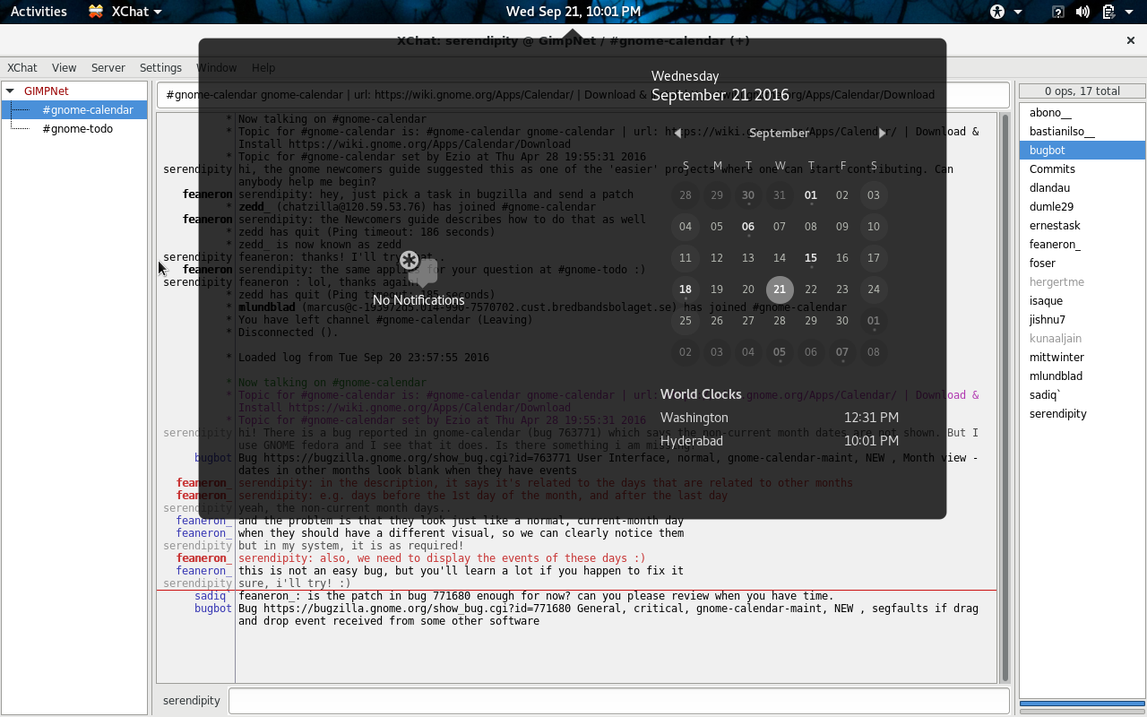 gnome-calendar