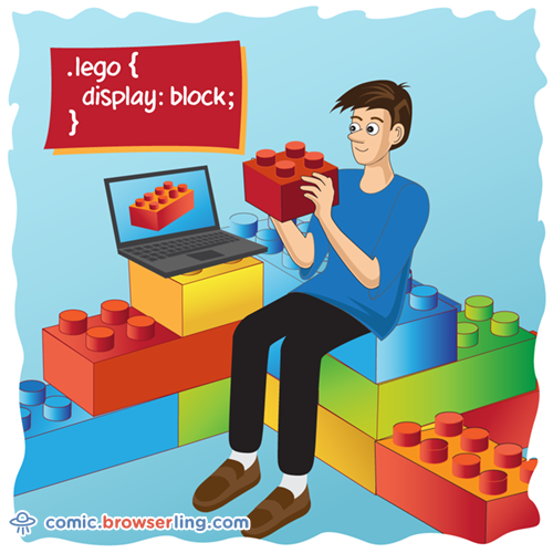 Lego Joke - Web Developer Comic