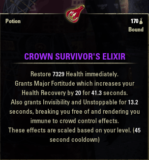 PTS 2.6.3 Immovable Potion