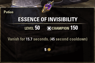 Crafted Sneaky Potion